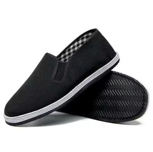 Men's Traditional Chinese Kung Fu Cotton Cloth Shoes Tai-chi Martial Art Training Sneakers Breathable Wearable Sport Footwear Flats Canvas Shoes
