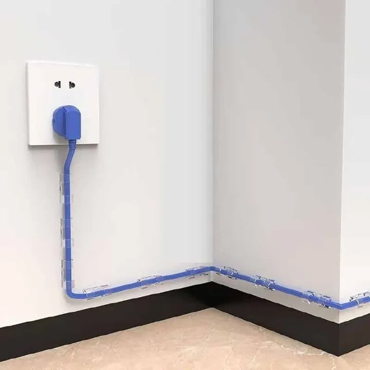 hot sell 20 pcs Universal Cable Ties Cable Management Wall Mounted Cable Clips Power Strip Extension Cord Network Cable Management for VGA/AV/Video-frequency