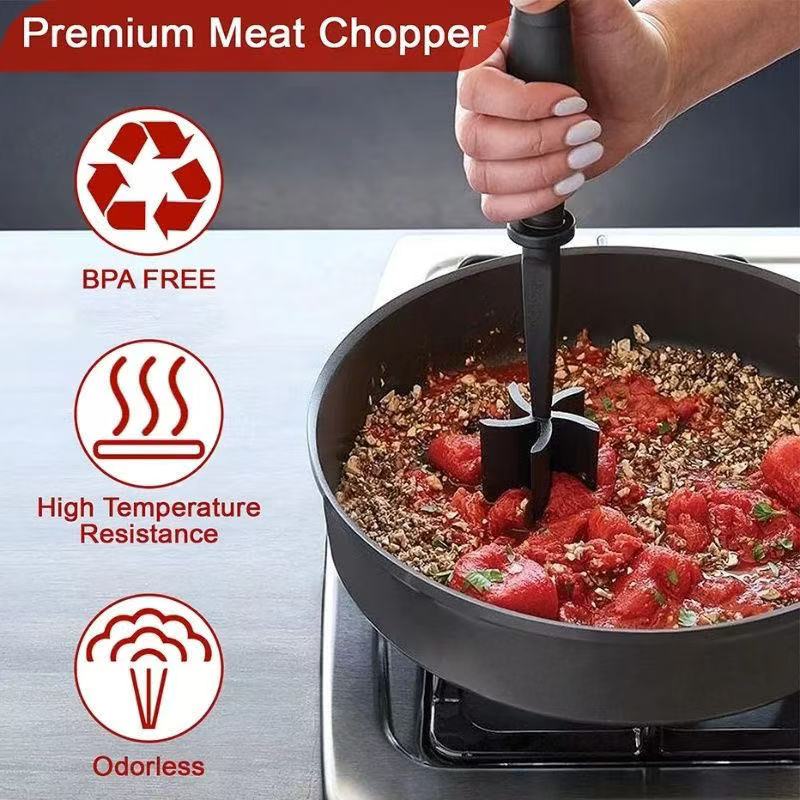 Loose Tenderizers Meat Meat Chopper Handheld Meat Slicer Kitchen Scraper Meat Chopper Stirring Spatula  for Steak Pork Kitchen Tools