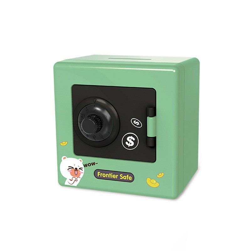 code lock Piggy Bank Coin Money Savings Container Tin Box Cash Coins Saving Box money box Key Lock Piggy bank ATM bank penny bank money saving box Children Kids Birthday Gifts child gift