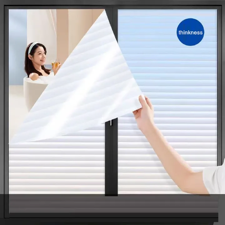 Blind window stickers, anti-vision effect  excenllent anti-peeping bathroom frosted glass film, privacy protection, translucent, non-transparent window curtain nuru inayoon ，watuhawanaonekana