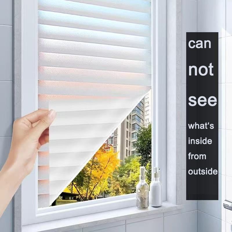 Blind window stickers, anti-vision effect  excenllent anti-peeping bathroom frosted glass film, privacy protection, translucent, non-transparent window curtain nuru inayoon ，watuhawanaonekana