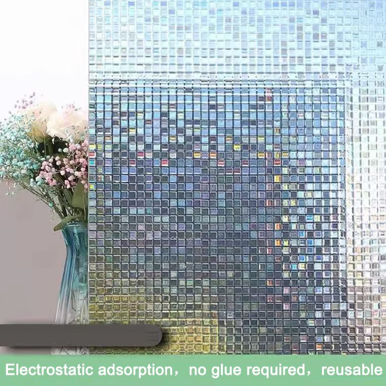 Blind window stickers, anti-vision effect  excenllent anti-peeping bathroom frosted glass film, privacy protection, fully opaque, translucent, non-transparent window curtain