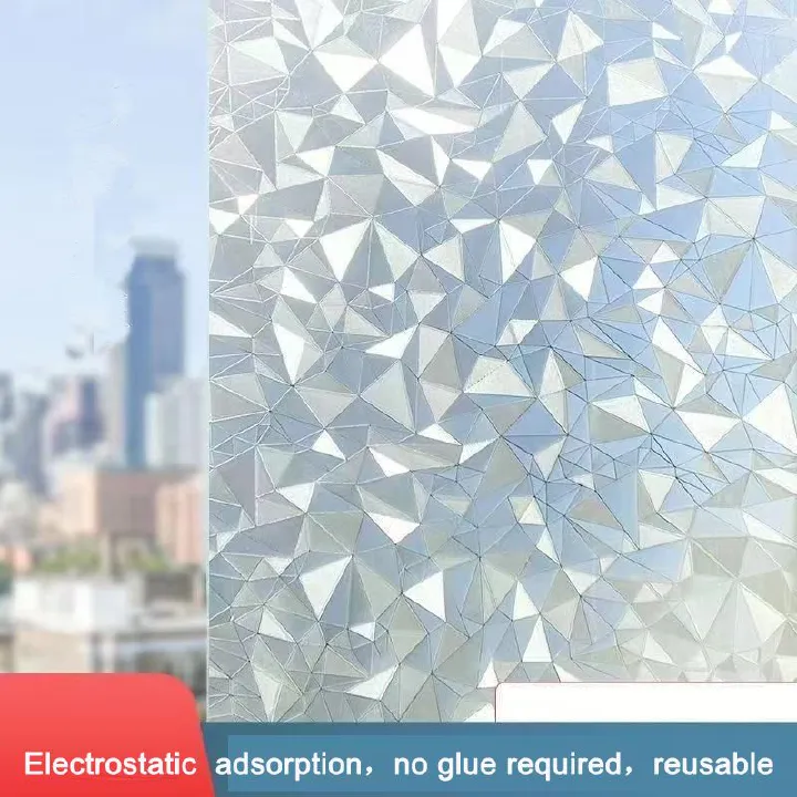 Blind window stickers, anti-vision effect  excenllent anti-peeping bathroom frosted glass film, privacy protection, fully opaque, translucent, non-transparent window curtain