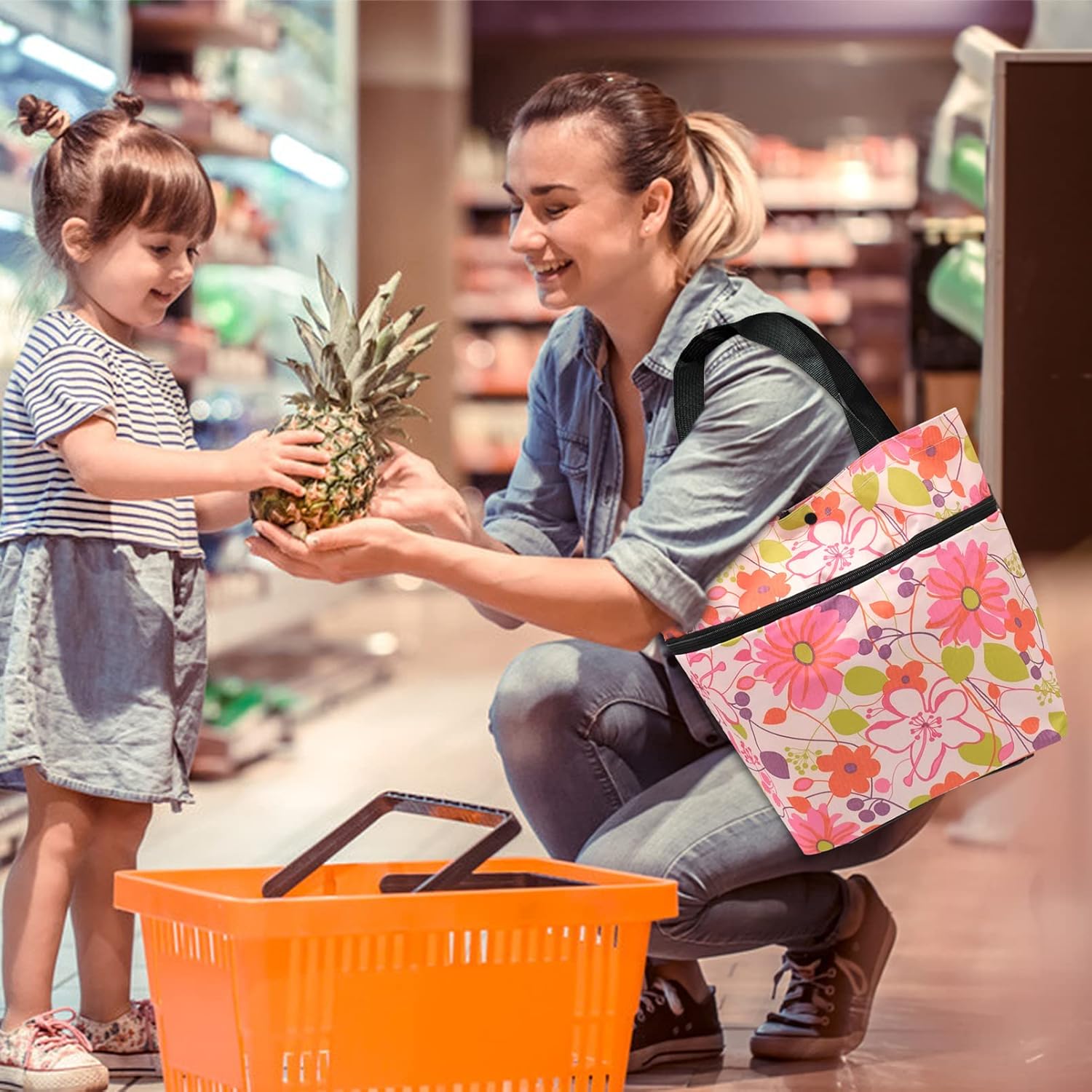 portable handbags for women NEW Foldable Travelling Bags Handbags  Oxford Cloth Shopping Bags Reusable Gym Bags for lady Women Multifunctional Bags Shopping bag For Supermarket women‘s bag for lady