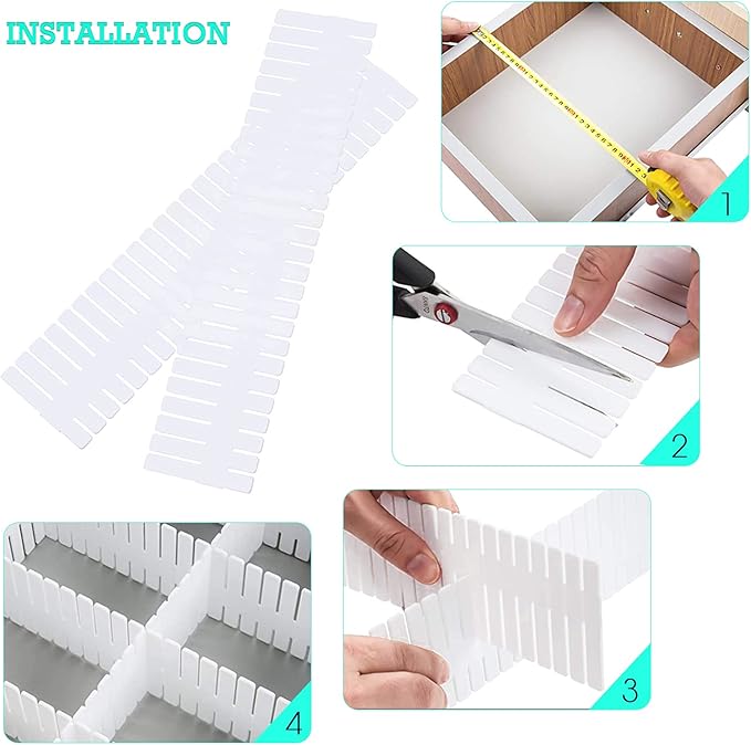 8pcs closet organizer wardrobe organizer kitchen storage office supplies storage drawer organization jewelry storage box adjustable drawer dividers makeup storage tray sock organizer cosmetics storage
