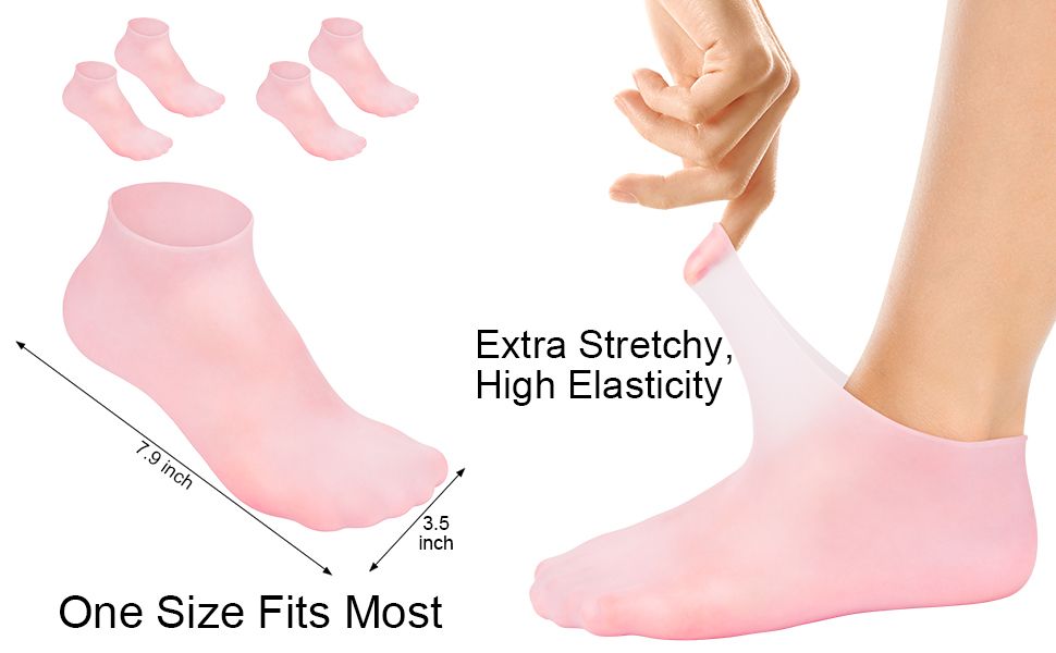 foot care set foot mask moisturzing socks with foot cream set cracked heel repair kit foot spa kit gel socks& crackedheel cream set footcare bundle heel balm anti-crack foot cream dry feet treatment