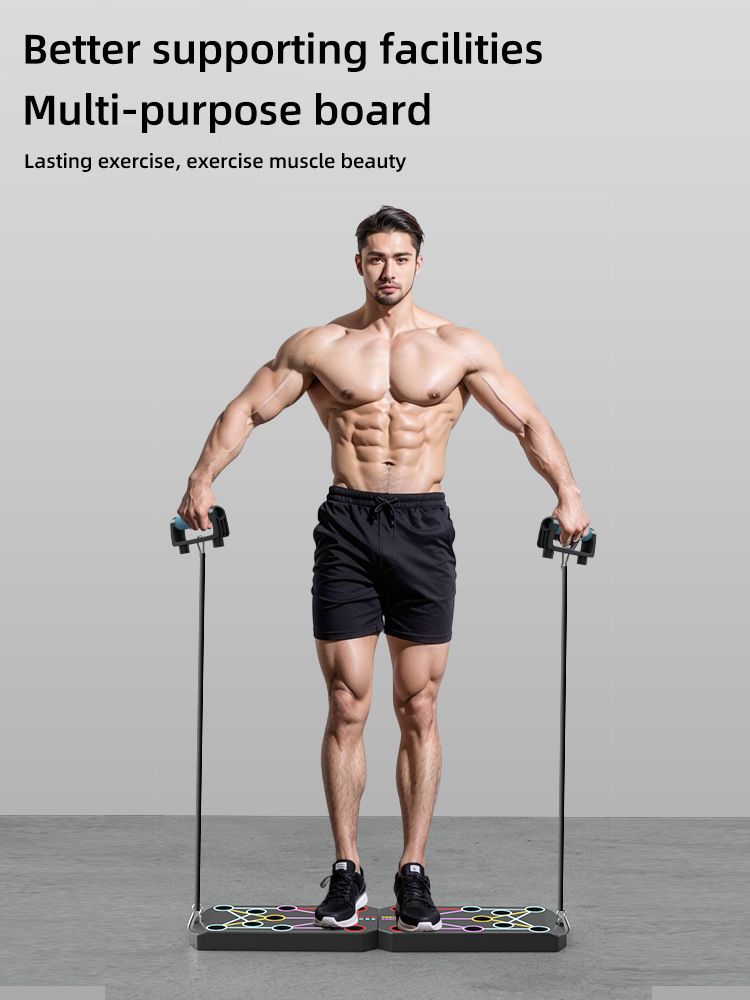12 in 1 Portable  Fitness equipment Push-up Board set zonal training  Muscle Exercise Equipment  fitness gear  Pushup Workout Handles Non-Slip Design Home Strength Training for chest，shoulder，tricep