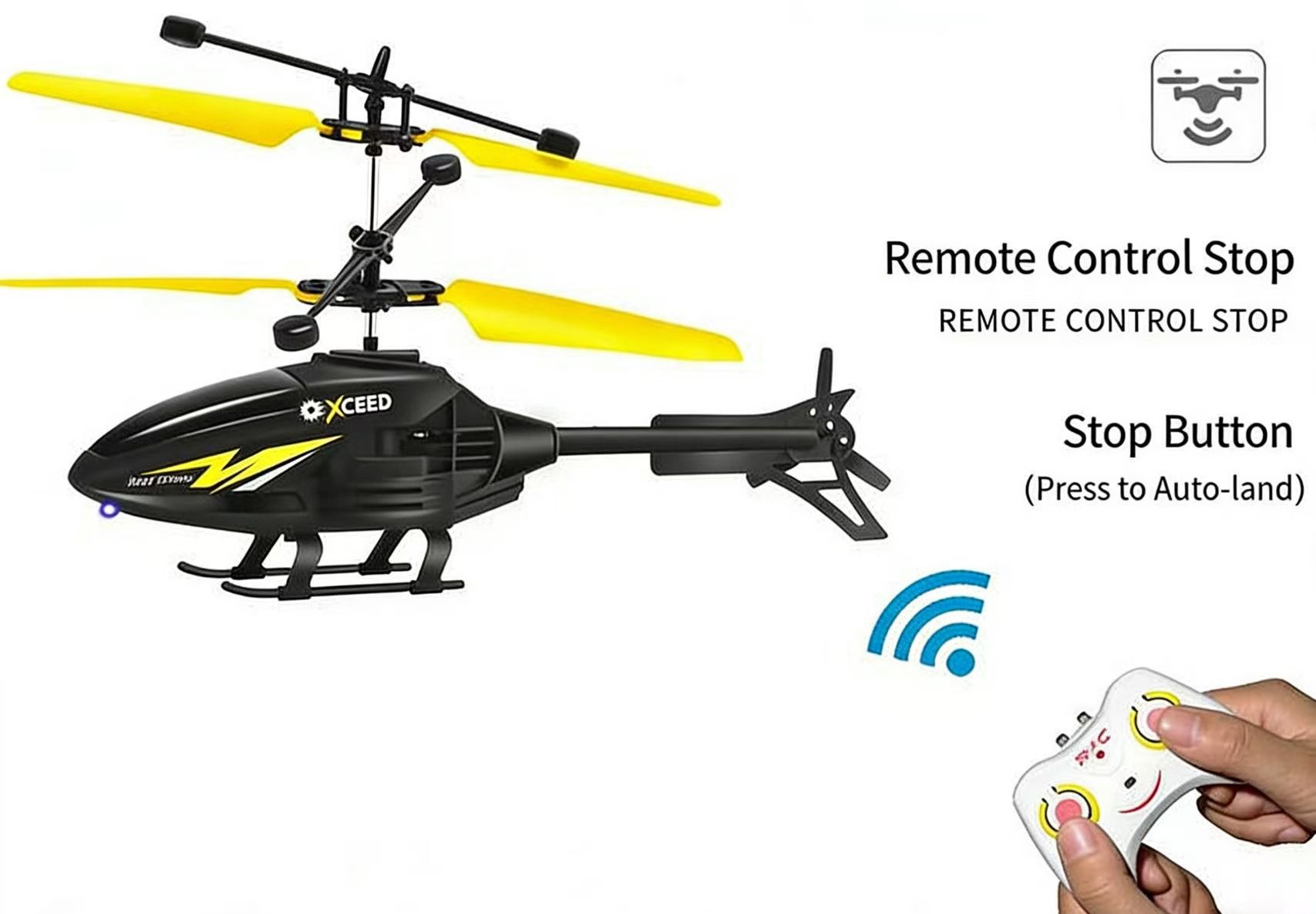USB Rechargeable remote control toy airplane Infrared Induction Remote Control Toy Gyro Helicopter Rc Drone Model Plane Flying Toys Gift for Boys Beginner Birthday, Christmas