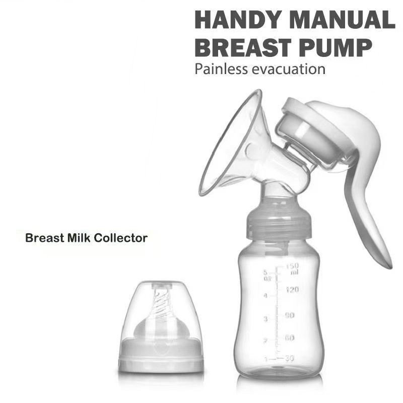 Portable Baby Feeding Pumps ，household  manual Breast Pump for newborn Silicone Hand Pump for Breastfeeding baby feeding set newborn baby feeding bottle