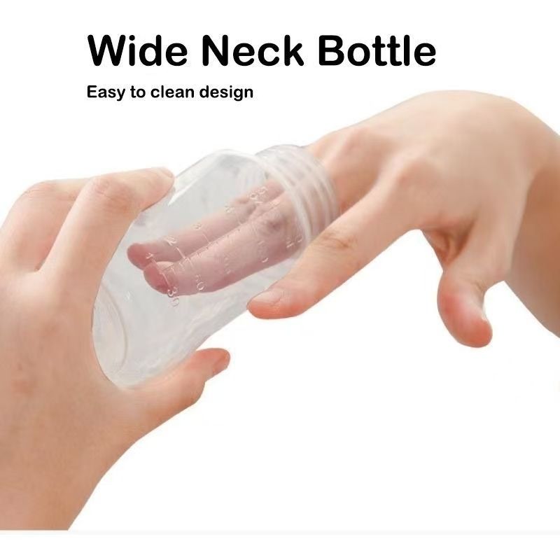 Portable Baby Feeding Pumps ，household  manual Breast Pump for newborn Silicone Hand Pump for Breastfeeding baby feeding set newborn baby feeding bottle