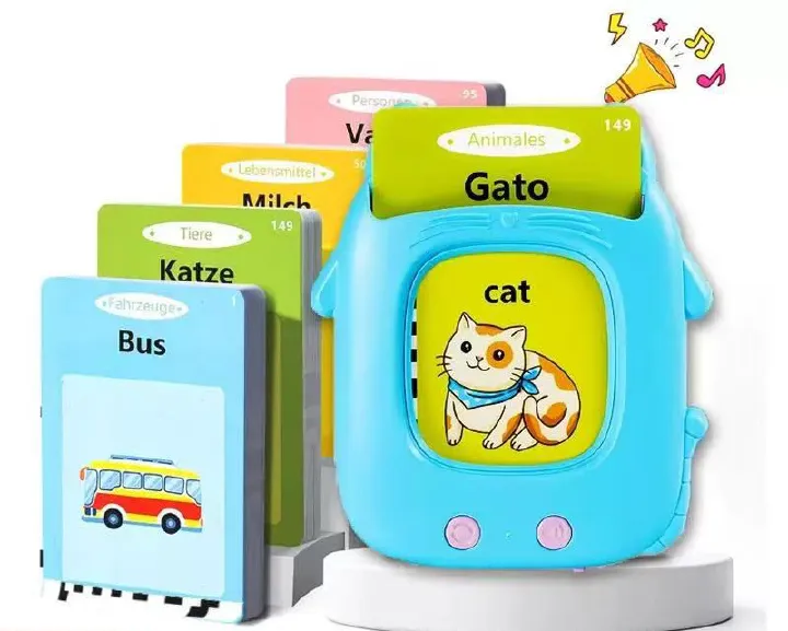Electronic learning machine Talking Flash Cards for kids (224 Words Preschool Education card early education device Toys for Toddlers ，Learning Speech Sensory Toys for Toddlers Educational Toy