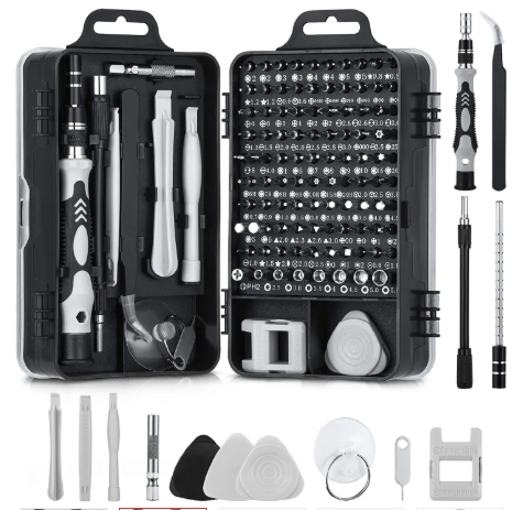 Precision Screwdriver Set,screwdriver kit，multi Repair Tools Professional Grade 115 in 1 Magnetic Repair Tool  for Electronics, Computer, iPhone, Laptop, Game Console, Watch, Eyeglasses, Modding
