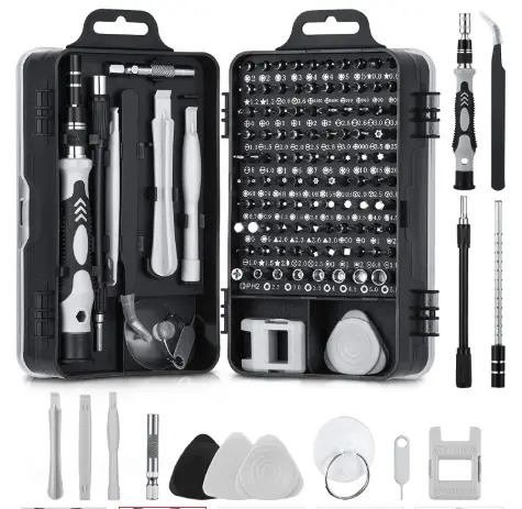 Precision Screwdriver Set,screwdriver kit，multi Repair Tools Professional Grade 115 in 1 Magnetic Repair Tool  for Electronics, Computer, iPhone, Laptop, Game Console, Watch, Eyeglasses, Modding