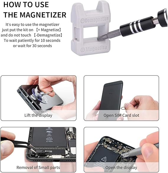 Precision Screwdriver Set,screwdriver kit，multi Repair Tools Professional Grade 115 in 1 Magnetic Repair Tool  for Electronics, Computer, iPhone, Laptop, Game Console, Watch, Eyeglasses, Modding