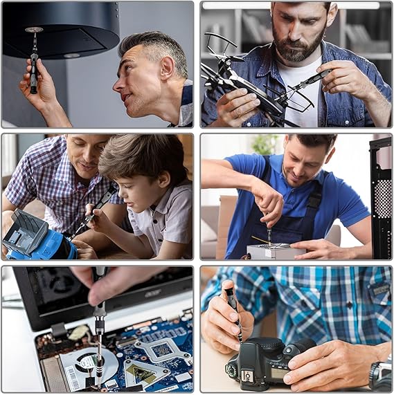 Precision Screwdriver Set,screwdriver kit，multi Repair Tools Professional Grade 115 in 1 Magnetic Repair Tool  for Electronics, Computer, iPhone, Laptop, Game Console, Watch, Eyeglasses, Modding