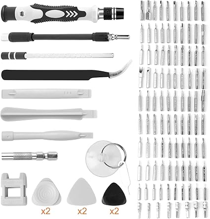 Precision Screwdriver Set,screwdriver kit，multi Repair Tools Professional Grade 115 in 1 Magnetic Repair Tool  for Electronics, Computer, iPhone, Laptop, Game Console, Watch, Eyeglasses, Modding