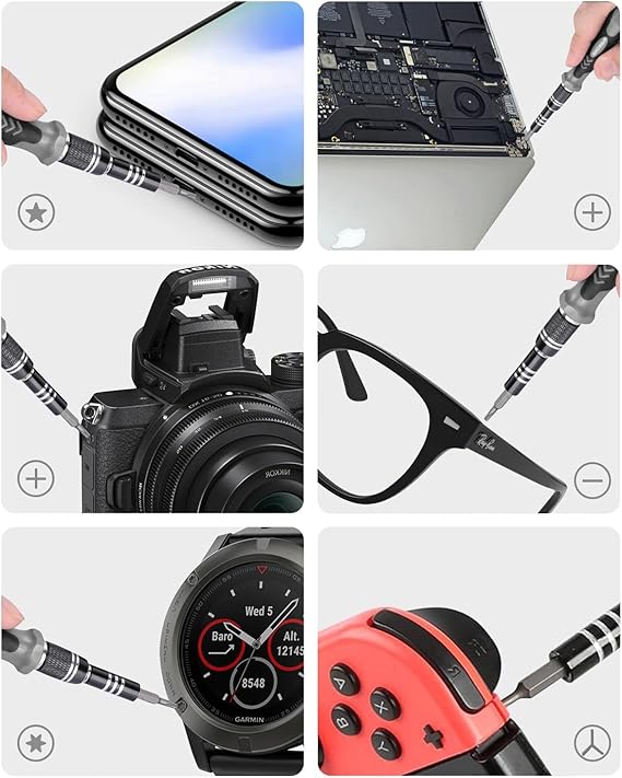 Precision Screwdriver Set,screwdriver kit，multi Repair Tools Professional Grade 115 in 1 Magnetic Repair Tool  for Electronics, Computer, iPhone, Laptop, Game Console, Watch, Eyeglasses, Modding