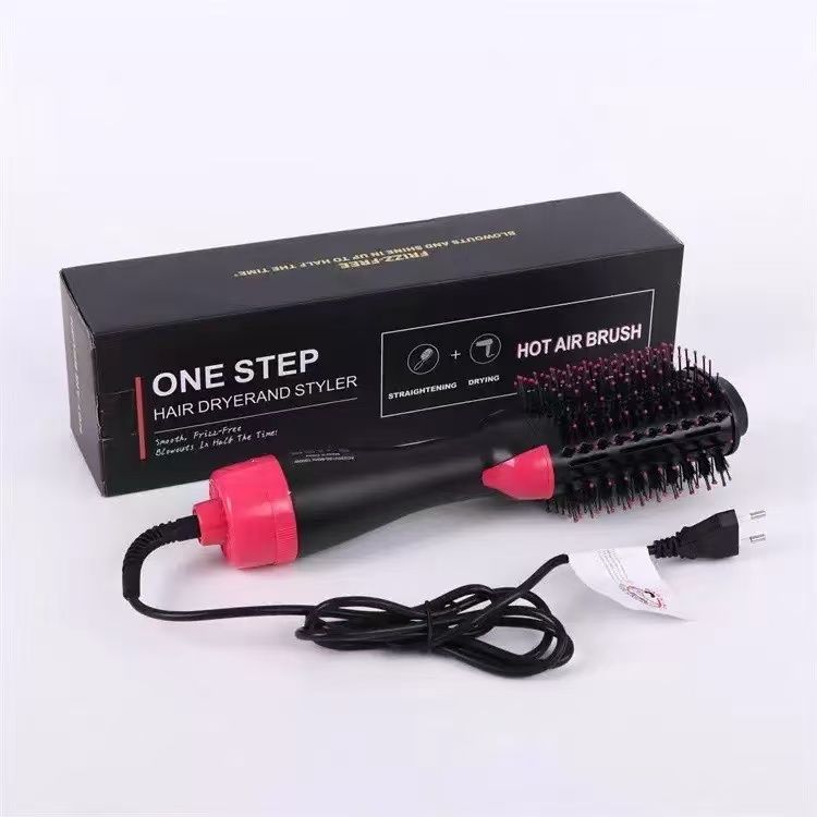 Hair Dryer Brush Blow Dry Brush Hairdryer & Hot Air Styler for Fast Drying & Styling for Frizz-Free Voluminous Blowouts - Anti-Frizz & Volume Boost for Smooth Bouncy household Hair  Dryer hair styling