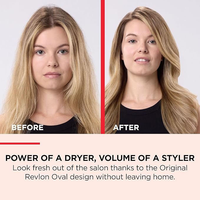 Hair Dryer Brush Blow Dry Brush Hairdryer & Hot Air Styler for Fast Drying & Styling for Frizz-Free Voluminous Blowouts - Anti-Frizz & Volume Boost for Smooth Bouncy household Hair  Dryer hair styling