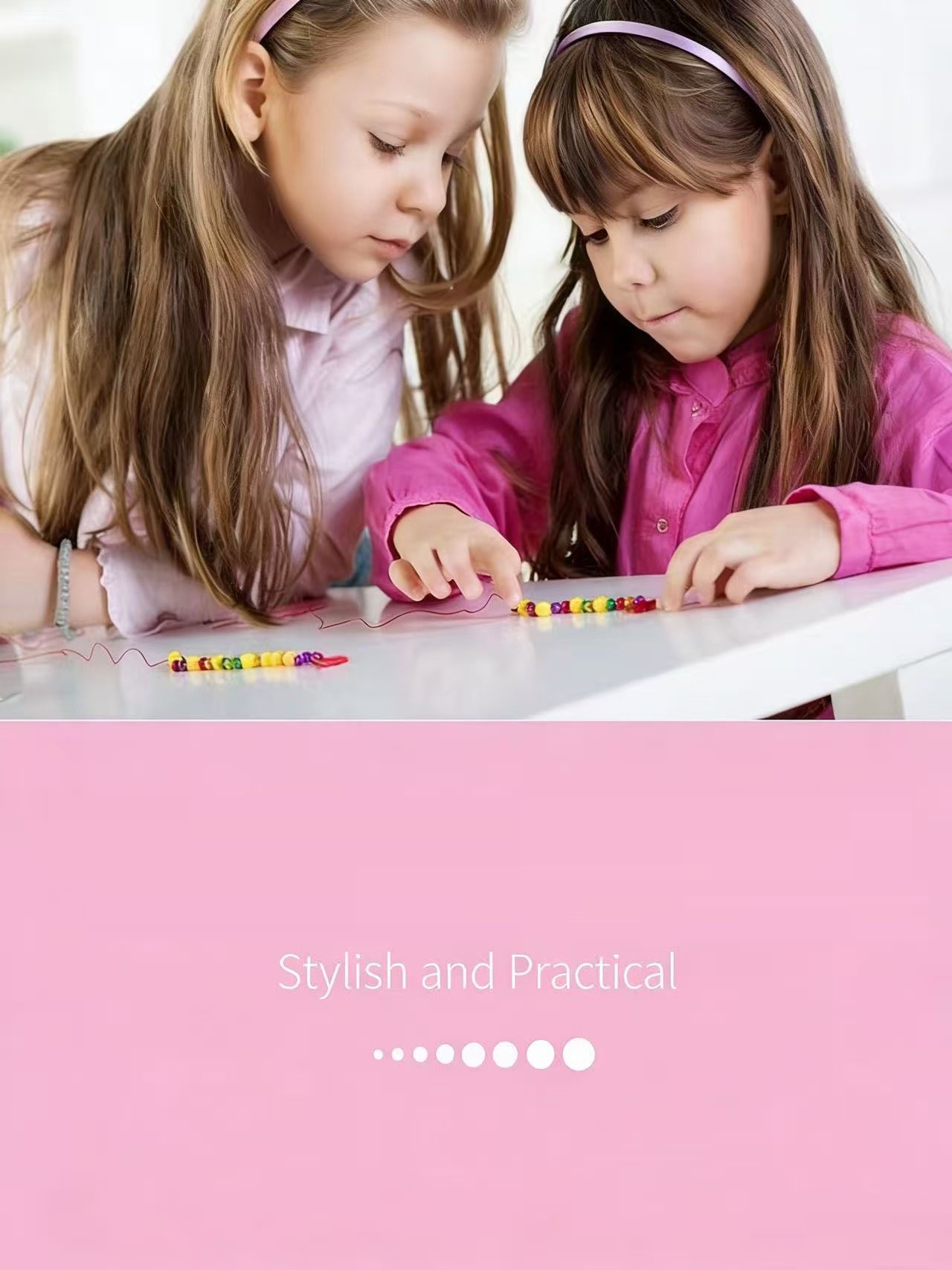 Educational toy DIY toys Clay Beads for Bracelet Making set, seed beads DIY beaded Jewelry making kit waist beads present for the kiddos Craft Kit Bracelet Making Kit gift for girl women