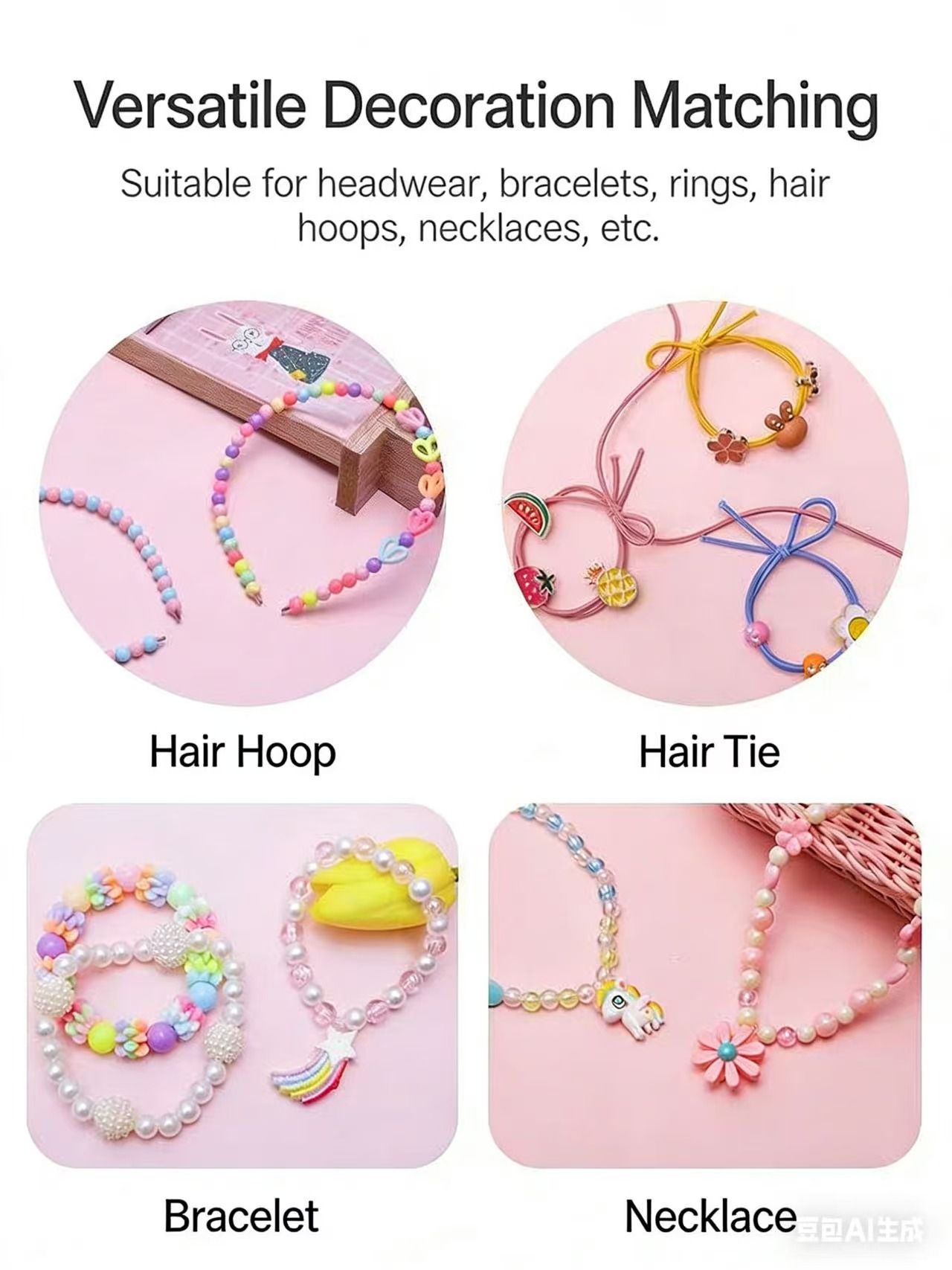 Educational toy DIY toys Clay Beads for Bracelet Making set, seed beads DIY beaded Jewelry making kit waist beads present for the kiddos Craft Kit Bracelet Making Kit gift for girl women