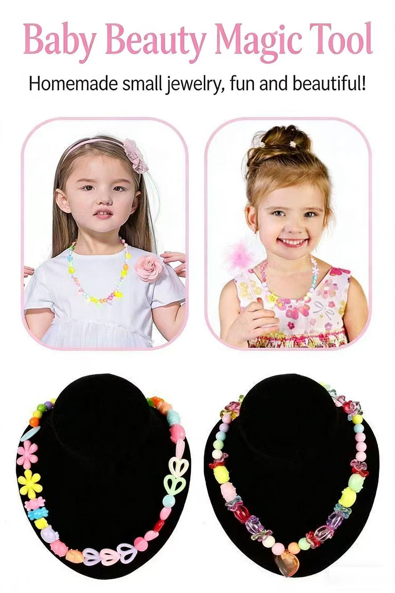 Educational toy DIY toys Clay Beads for Bracelet Making set, seed beads DIY beaded Jewelry making kit waist beads present for the kiddos Craft Kit Bracelet Making Kit gift for girl women