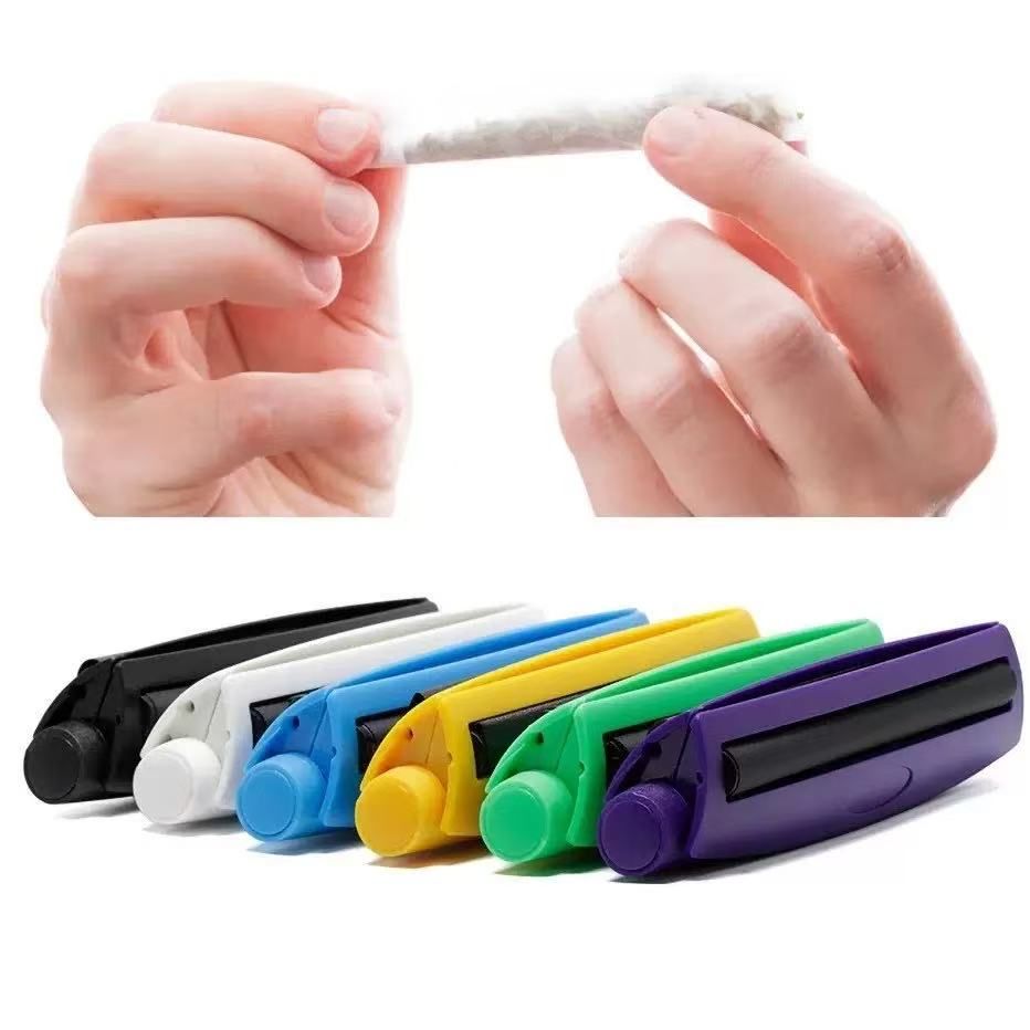cigarette roller for tobacco Home Organization Portable Cigarette Rolling Machine Joint Cone Roller Manual Maker DIY Tool  Manual Tobacco Smoking Rolling Papers father's day gifts