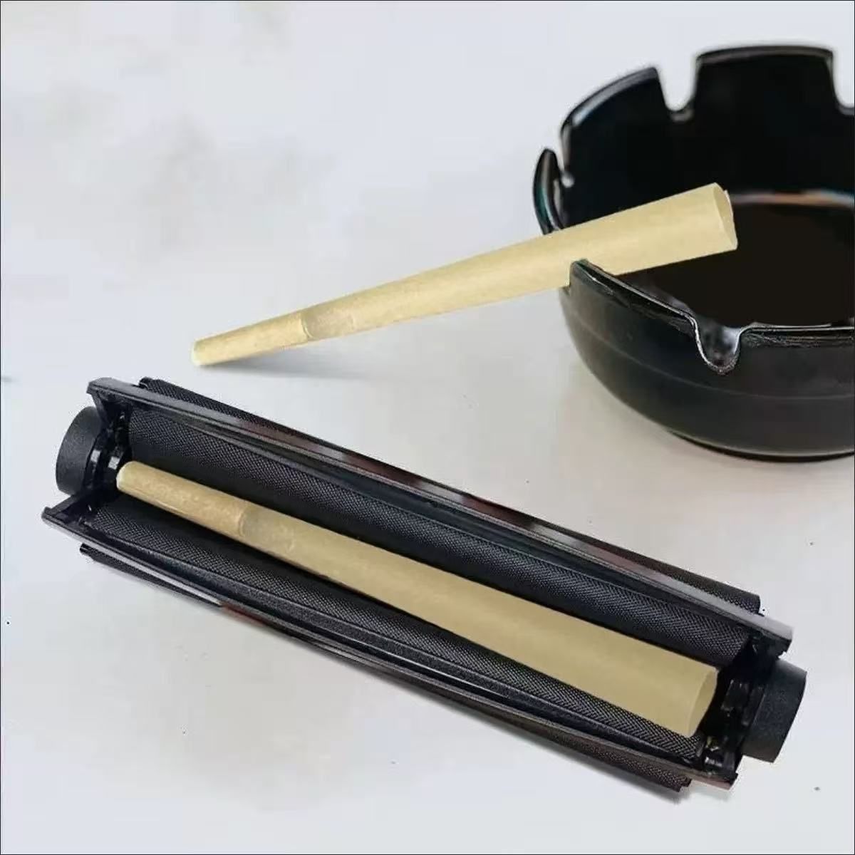cigarette roller for tobacco Home Organization Portable Cigarette Rolling Machine Joint Cone Roller Manual Maker DIY Tool  Manual Tobacco Smoking Rolling Papers father's day gifts