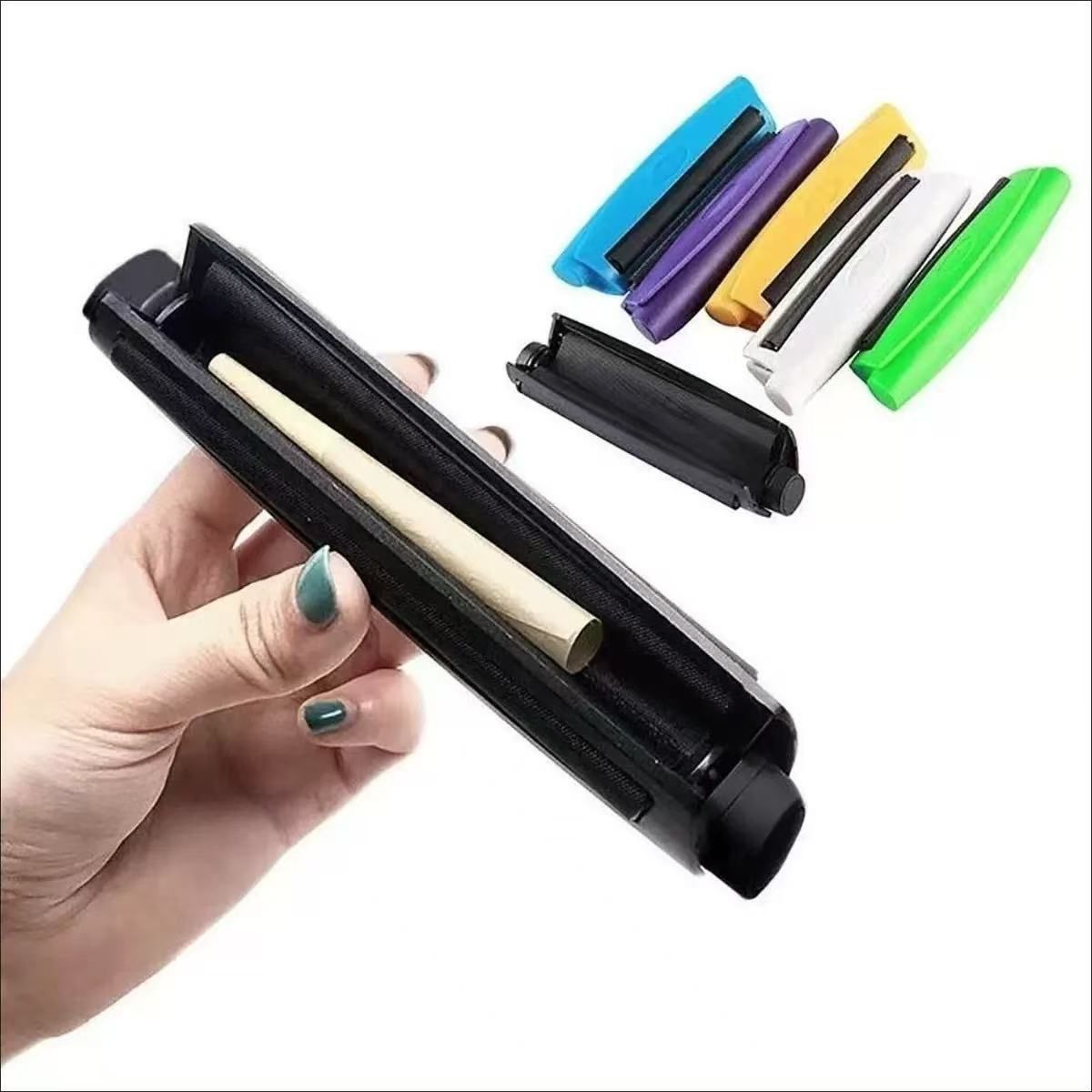 cigarette roller for tobacco Home Organization Portable Cigarette Rolling Machine Joint Cone Roller Manual Maker DIY Tool  Manual Tobacco Smoking Rolling Papers father's day gifts