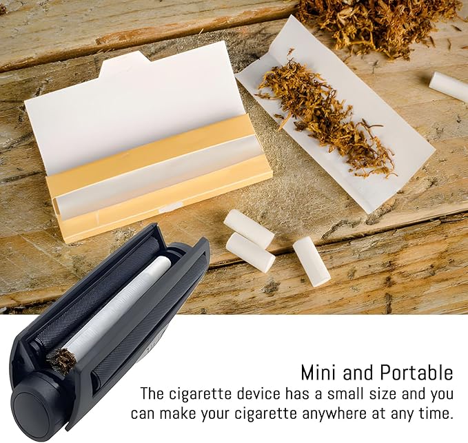 cigarette roller for tobacco Home Organization Portable Cigarette Rolling Machine Joint Cone Roller Manual Maker DIY Tool  Manual Tobacco Smoking Rolling Papers father's day gifts