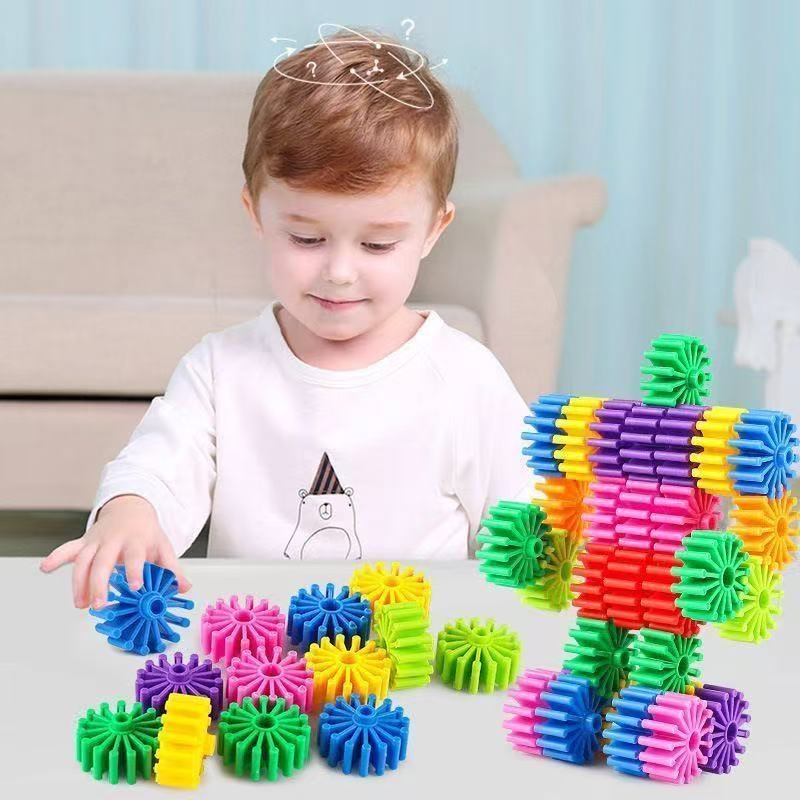 3D Puzzle Building Blocks for kids，educational STEM toy， Parent-Child Interaction stackingblocks for boys & girls，creative gift for toddlers