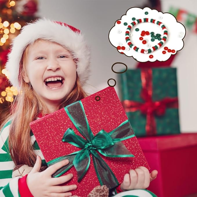 Educational toy DIY toys Clay Beads for Bracelet Making set, seed beads DIY beaded Jewelry making kit waist beads present for the kiddos Craft Kit Bracelet Making Kit gift for girl women