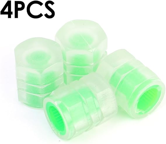 4pcs/Set Bike Lights Tire Valve Cap Flashlight Auto Car Motorcycle Tire Air Valve Wheel Spokes Light Bike Accessories