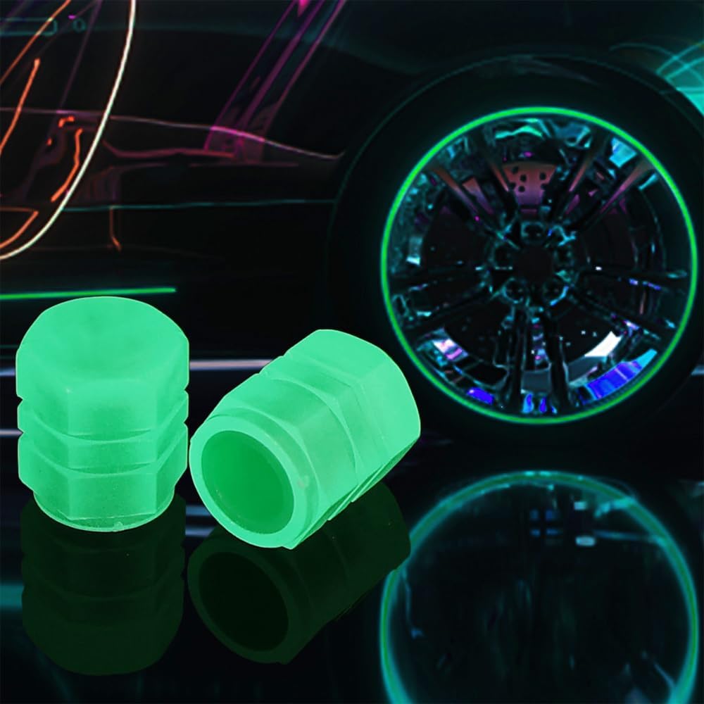 4pcs/Set Bike Lights Tire Valve Cap Flashlight Auto Car Motorcycle Tire Air Valve Wheel Spokes Light Bike Accessories