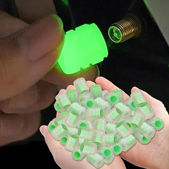 4pcs/Set Bike Lights Tire Valve Cap Flashlight Auto Car Motorcycle Tire Air Valve Wheel Spokes Light Bike Accessories