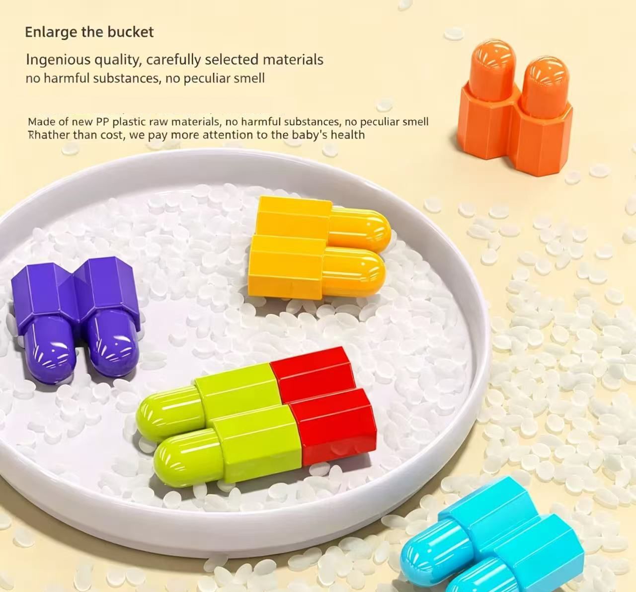 160 pcs Children3D Puzzle Game  Block Toys Design Build Own Building Blocks Children's Educational kid Toys Parent-Child Interaction boy girl toy Gift