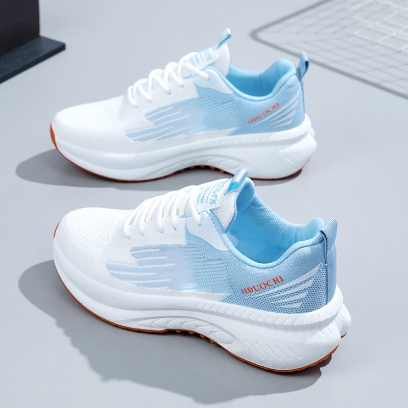 Shoes  Women's Shoes  Sneakers White shoes with thick soles lightweight and casual running shoes fashionable and versatile spring breathable sports shoes