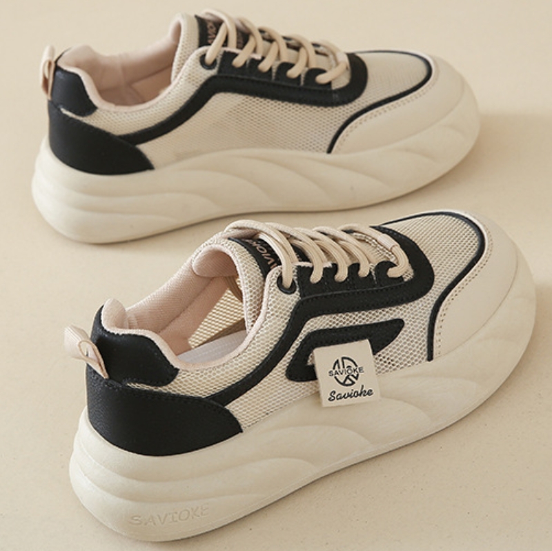 Shoes  Women's Shoes  Sneakers New Style Breathable Mesh White Shoes Bread Shoes Thick Sole Versatile High Soft Bottom Shoes