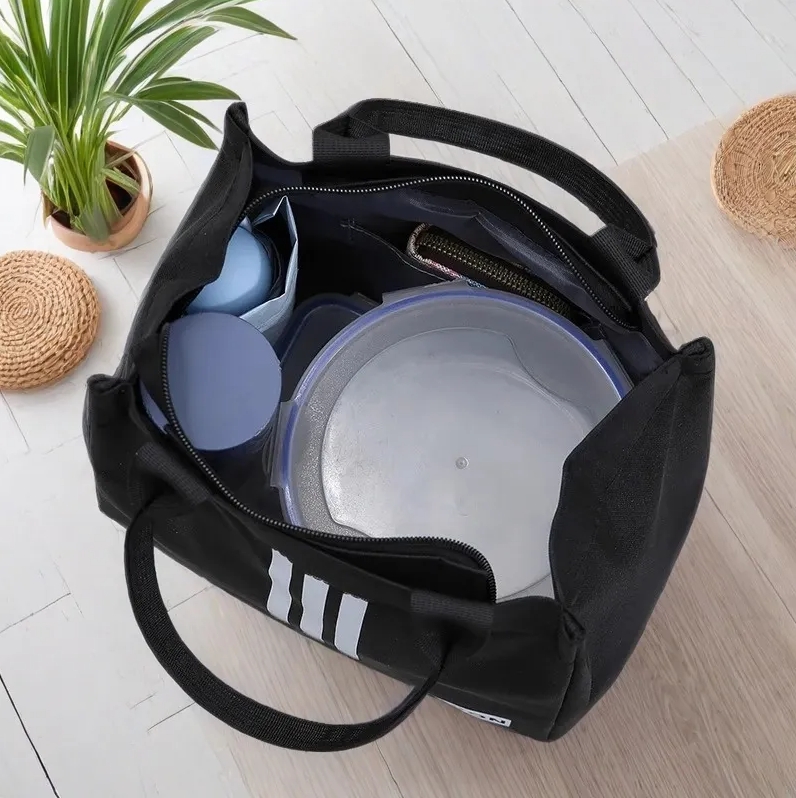 Bags  Women's Bags  Top-Handle Bags New Large Capacity Canvas Handbags For Going Out To Work Handbags Student Lunch Boxes Versatile Simple Mommy Lunch Box Bags