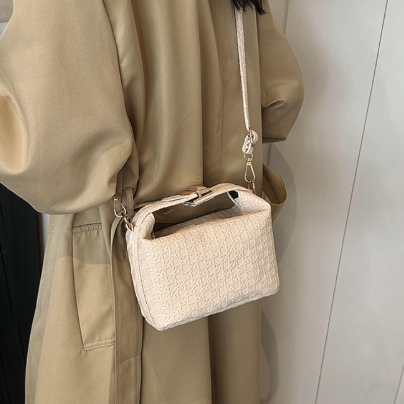 Women's Woven Storage Bag With A Stylish, Niche Design, Shoulder And Crossbody Bag