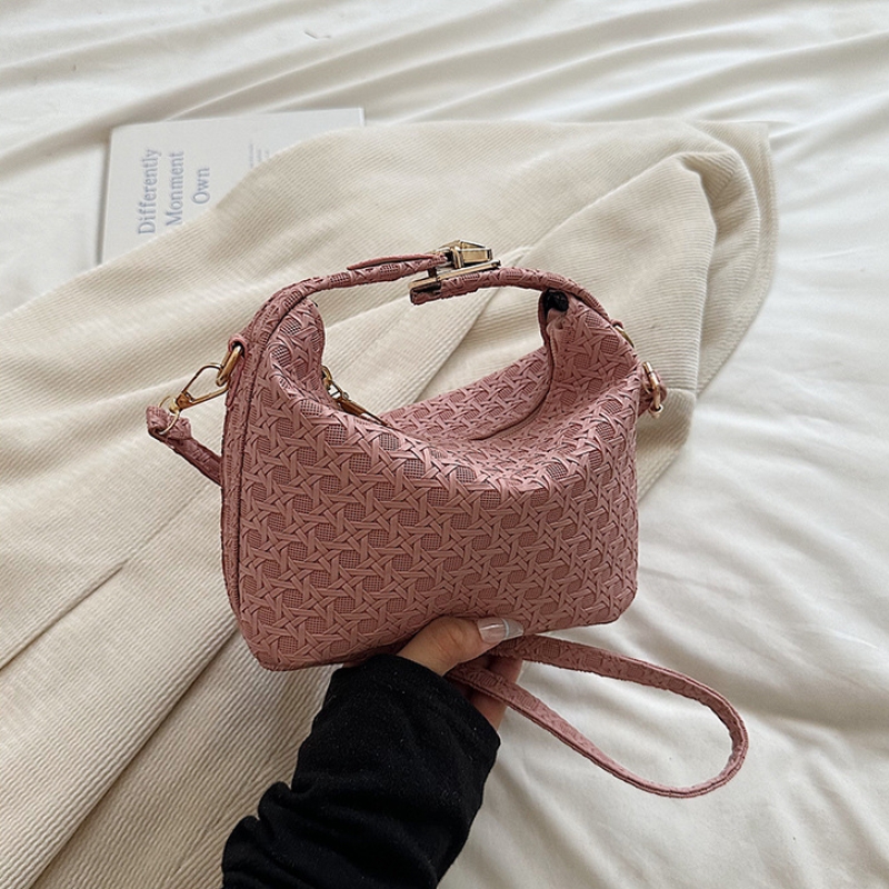 Women's Woven Storage Bag With A Stylish, Niche Design, Shoulder And Crossbody Bag