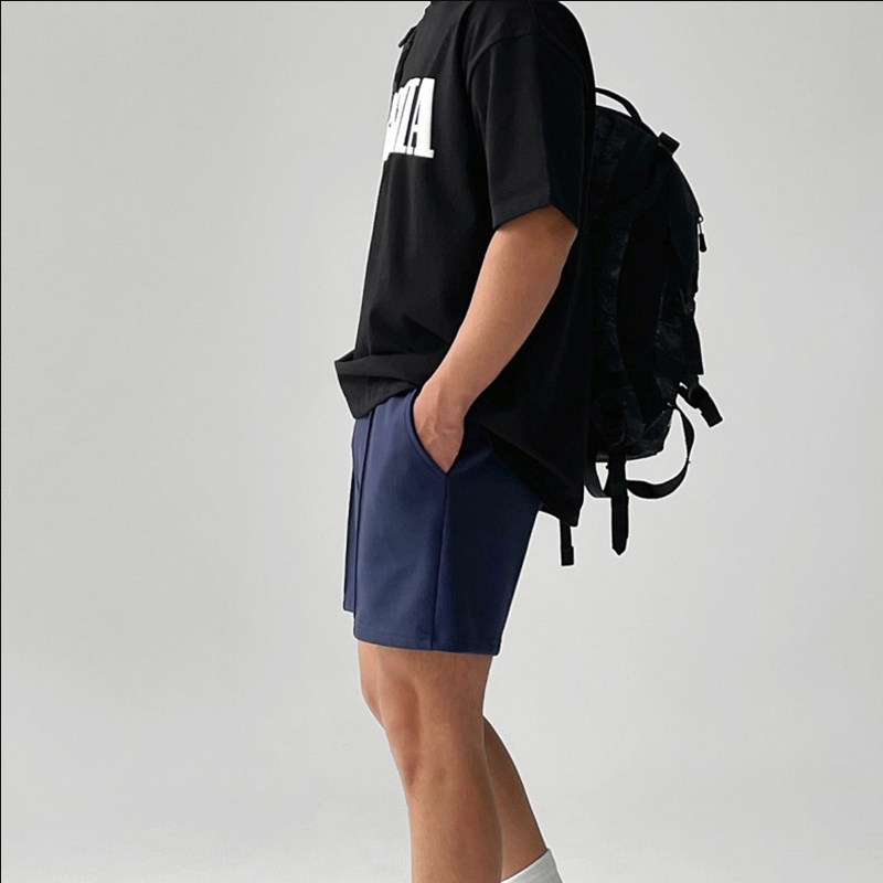Men's Fitness  Fashion  And Versatile Hip-Hop Stretch Breathable Cotton Shorts