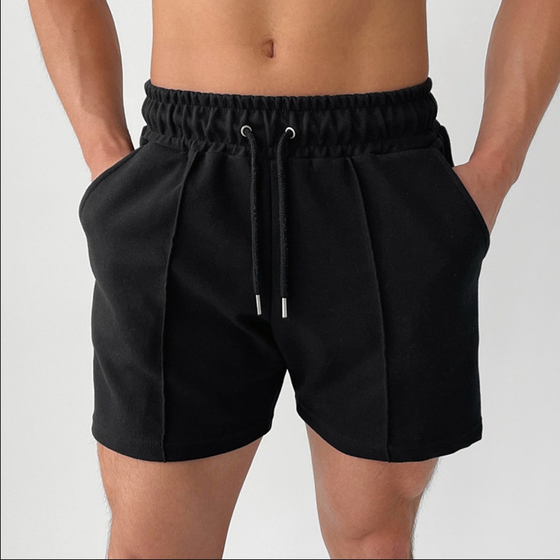 Men's Fitness  Fashion  And Versatile Hip-Hop Stretch Breathable Cotton Shorts