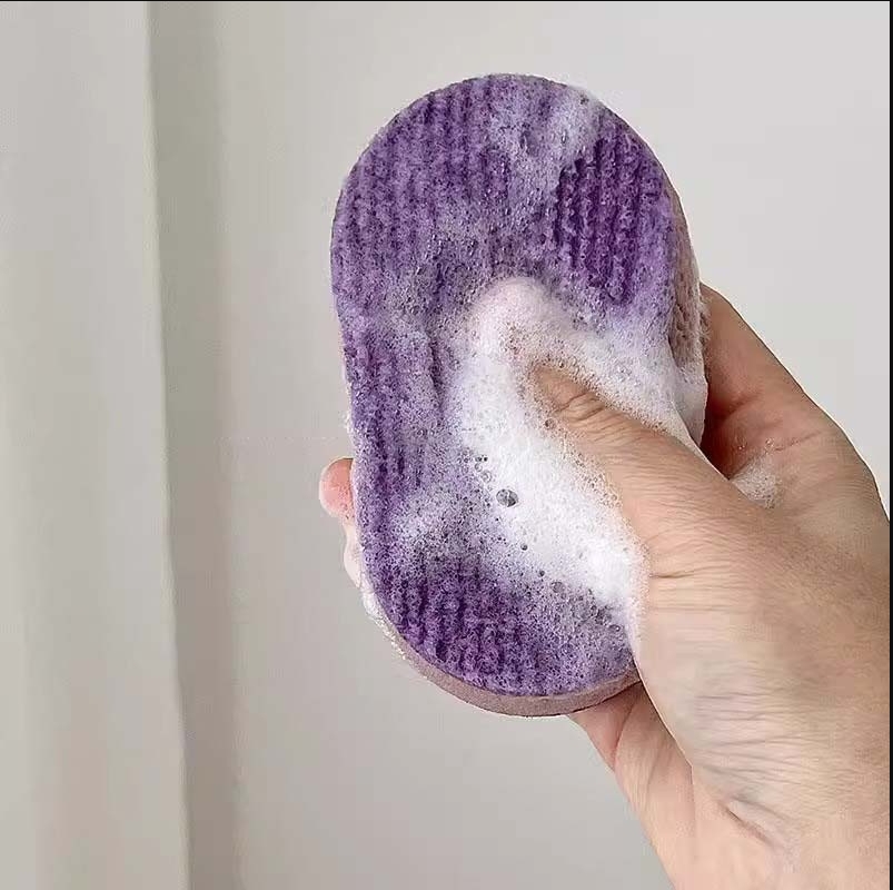 6-Pack Thickened High-Density Colorful Dishwashing Sponge For Kitchen Non-Stick Oil Pan Brush