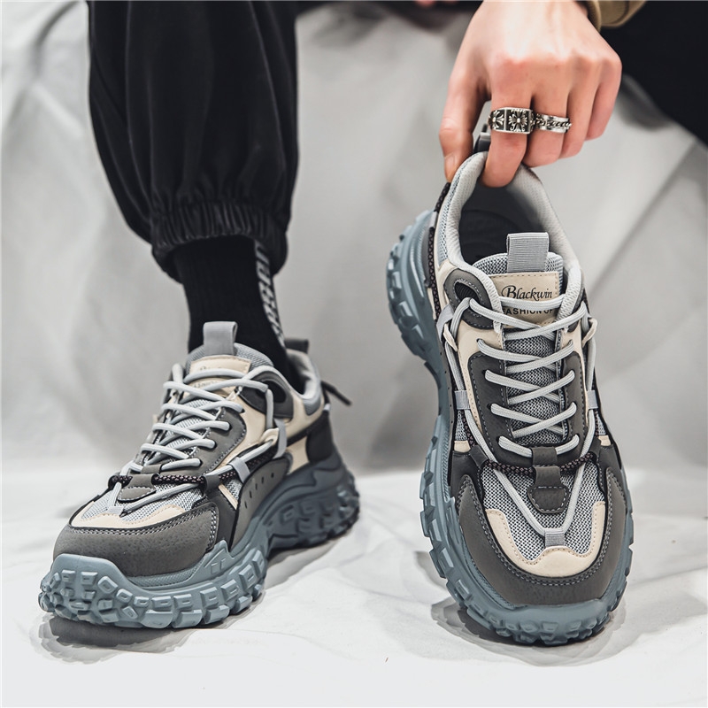Men's Wear-Resistant Thick-Sole Work Safety And Versatile Sneakers