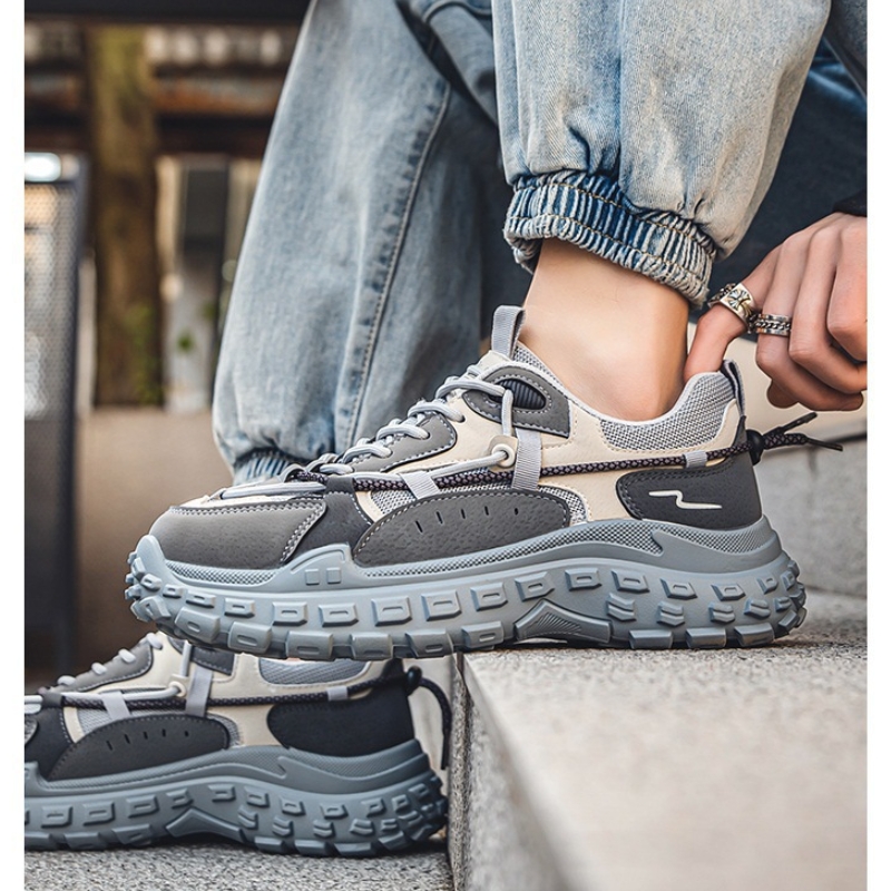 Men's Wear-Resistant Thick-Sole Work Safety And Versatile Sneakers