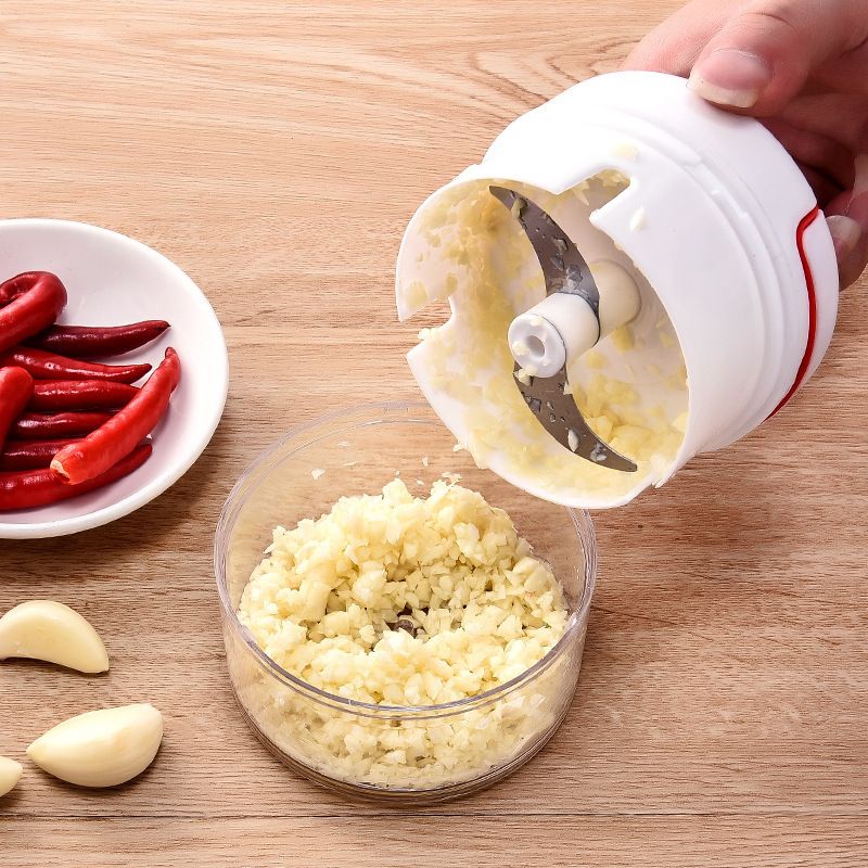 Kitchen Mini Manual Blender Garlic Press Garlic Chopper Small Household Garlic Masher Manual Garlic Press