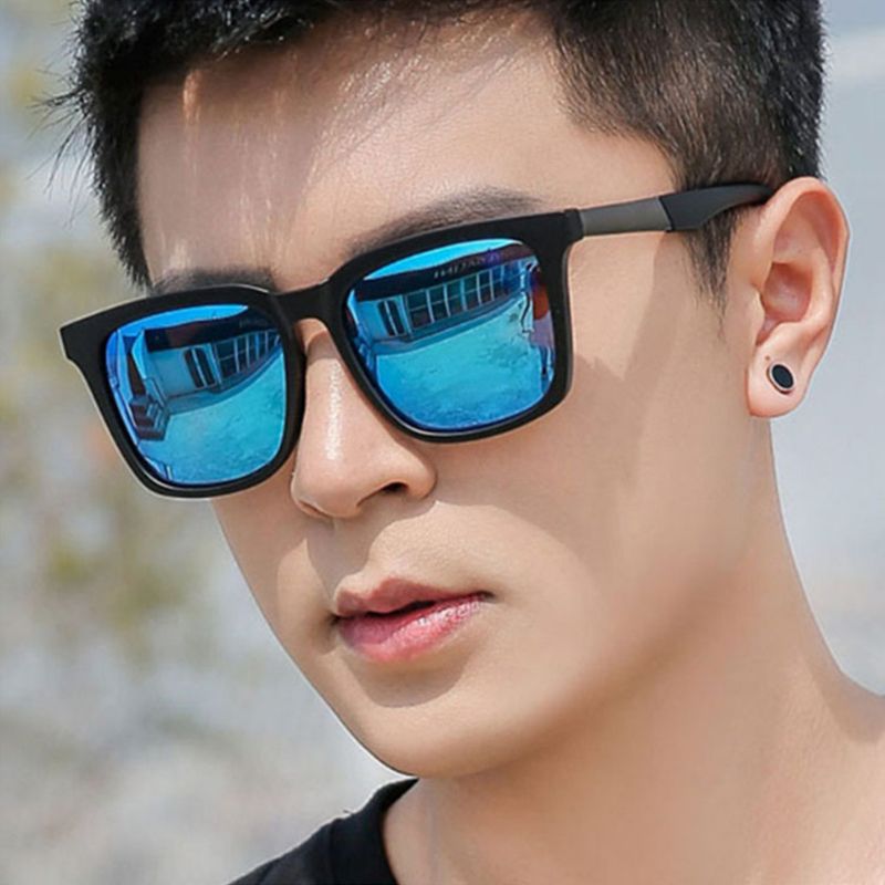 Sunglasses Men's Fashion Accessories Anti-ultraviolet Sunglasses Casual Large Frame Square Trendy High-end Men's Classic Retro Fashion Accessories New Square Sunglasses