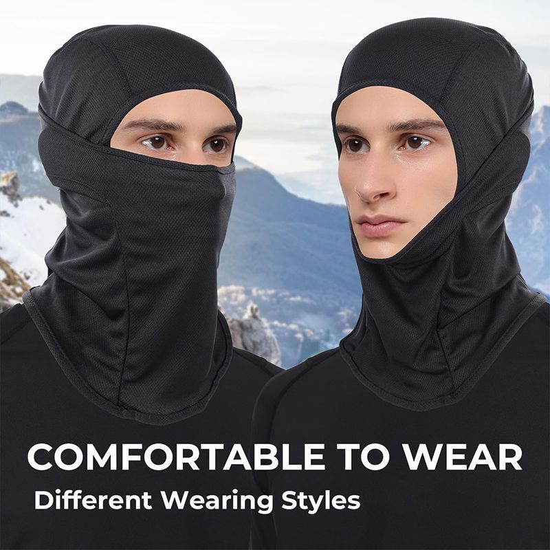 Outdoor Sports Riding Mask Head Cover Windproof Dustproof Breathable Men And Women Motorcycle Full Face Mask Head Cover Facial Sunscreen Head Cover Men's Accessories Mask